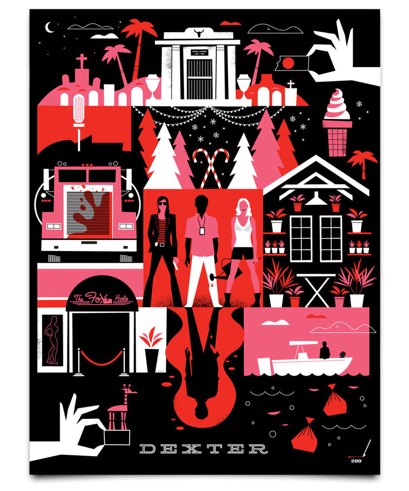 Dexter TV Show Posters - All Seasons Art Prints - Ty Mattson – Mattson ...